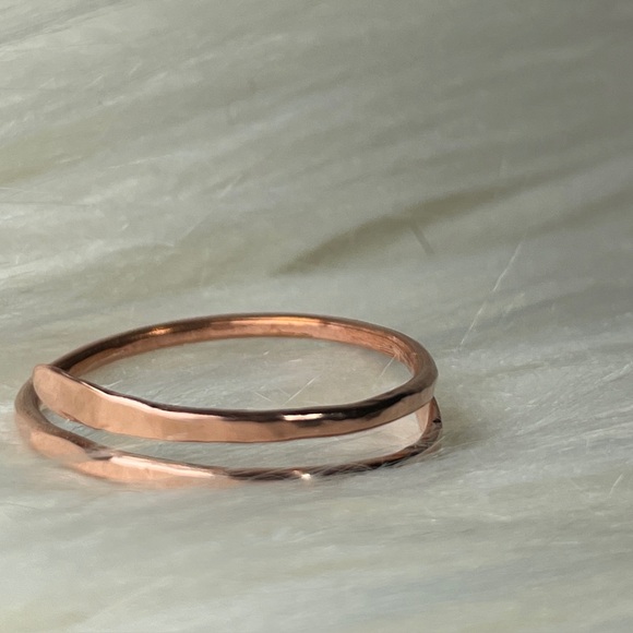 Artisan Adjustable Copper Wrap Ring - Picture 11 of 13